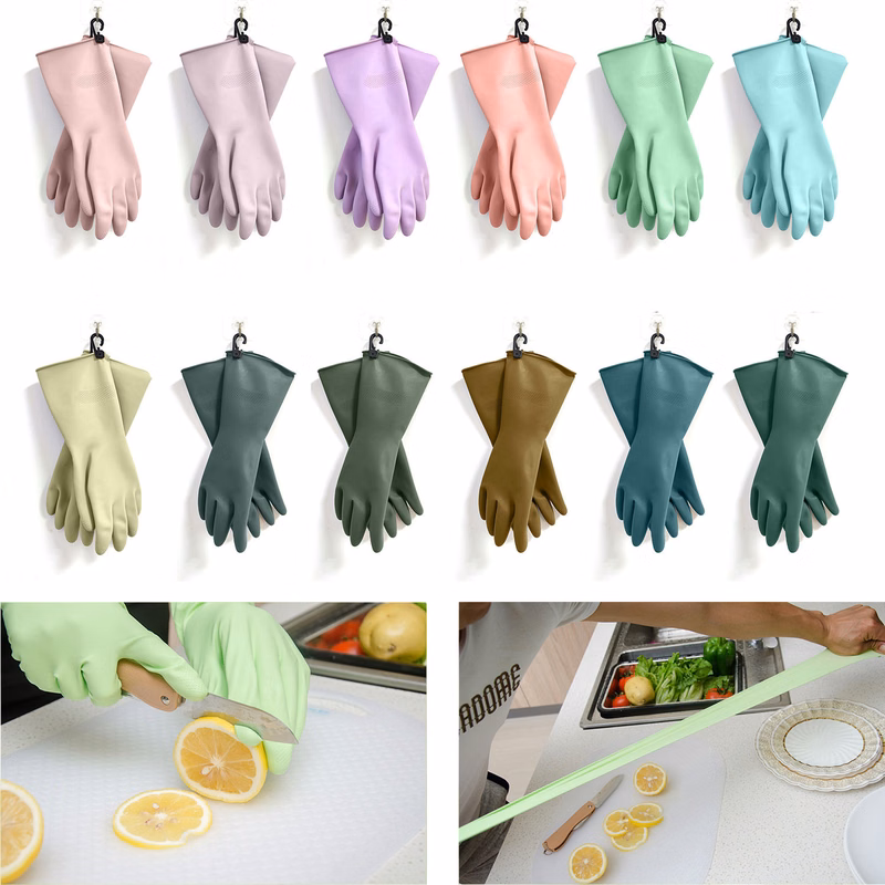 Latex Waterproof Kitchen Gloves