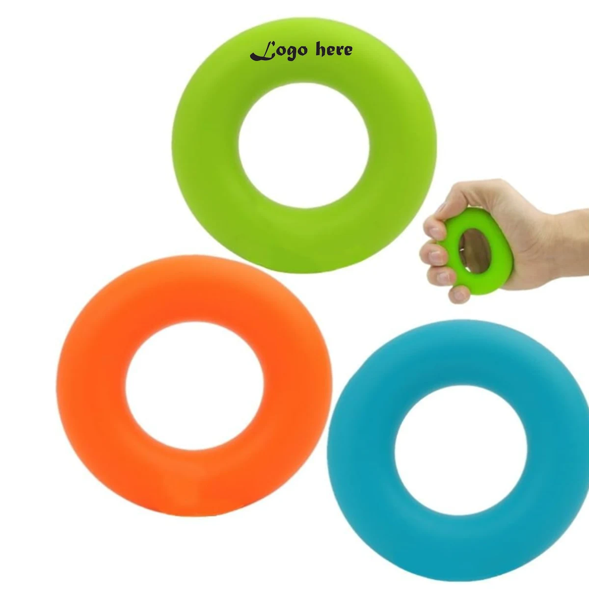 Portable Silicone Gripper Fitness Ring 1