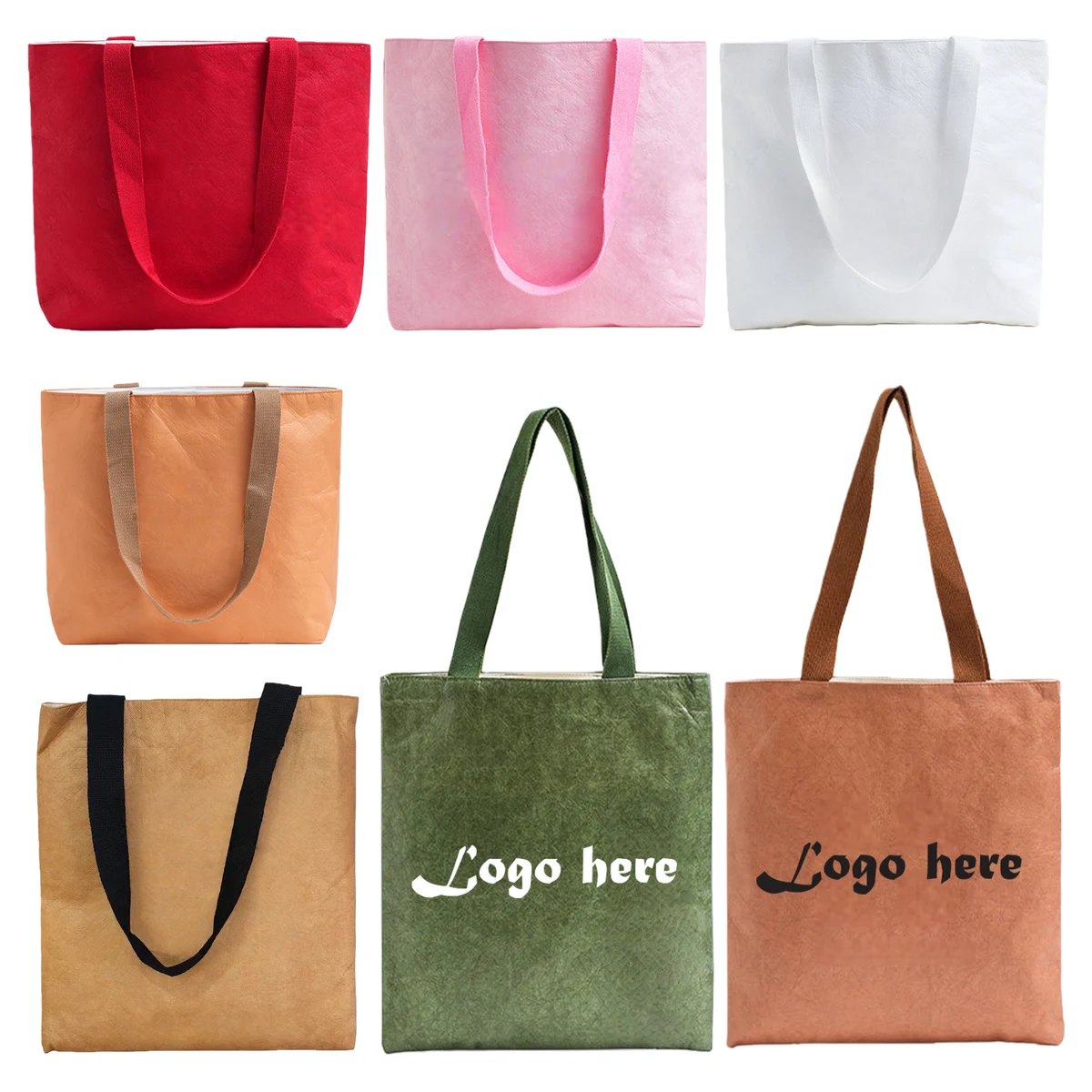 Tear-Resistant Textured Paper Tote Bag 1