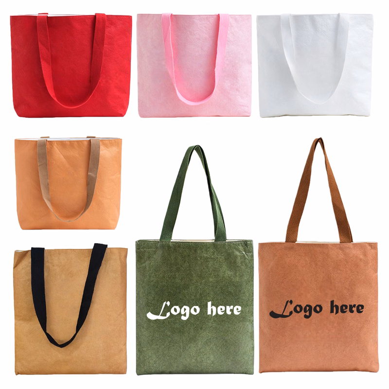 Tear-Resistant Textured Paper Tote Bag