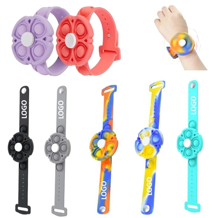 Pop Bubble Stress Relief Bracelet Spinner Toy 1