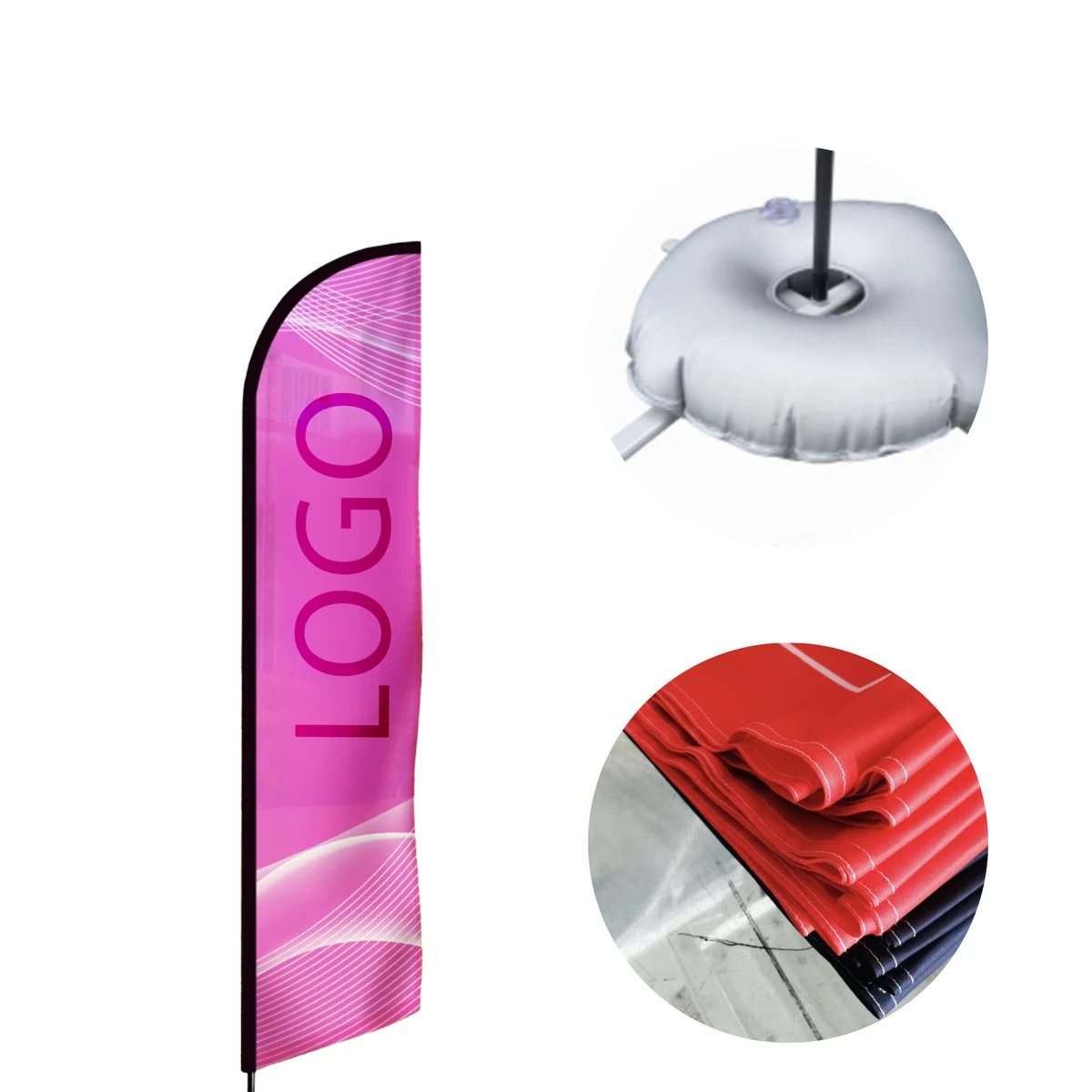 MOQ 10 PCS Portable Knife - Shaped Water - Filled Flag 1