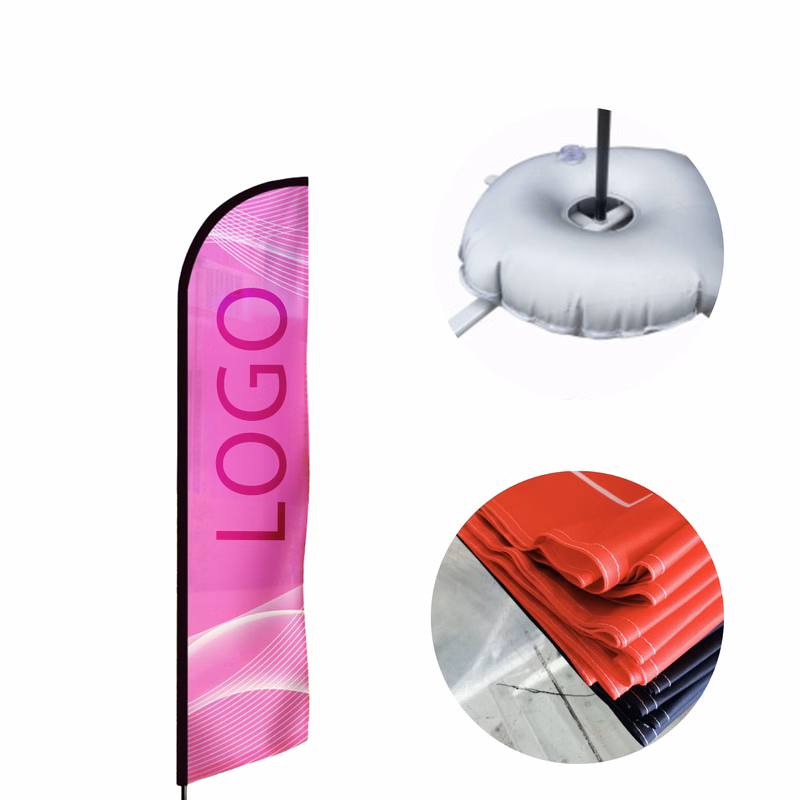 MOQ 10 PCS Portable Knife - Shaped Water - Filled Flag