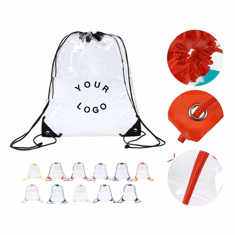 Waterproof PVC Drawstring Backpack for Daily Use