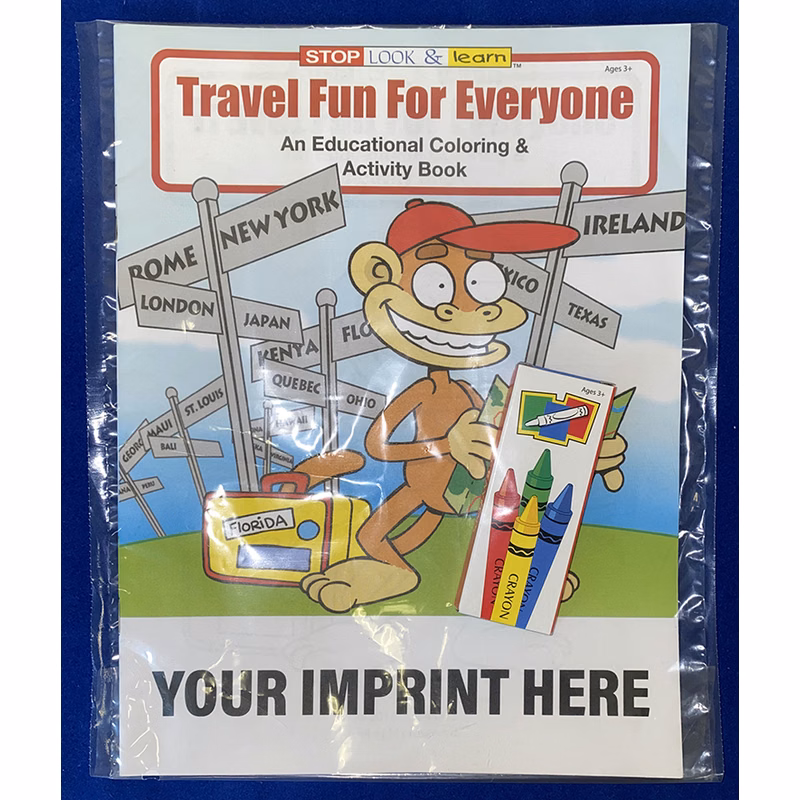 COLORING SET - Travel Fun For Everyone Coloring Book Fun Pack