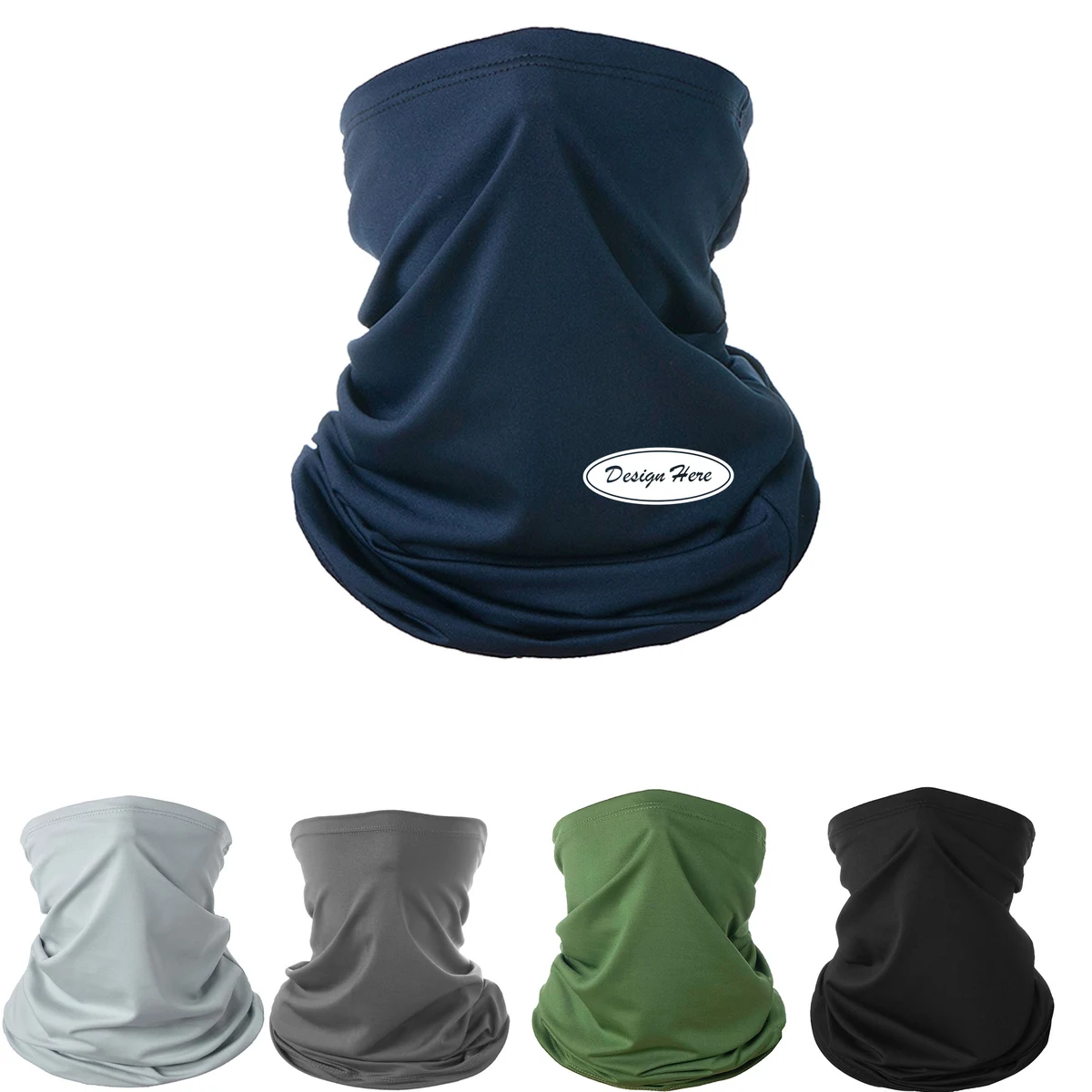 UV-Resistant Cooling Face Cover and Neck Gaiter Scarf 1