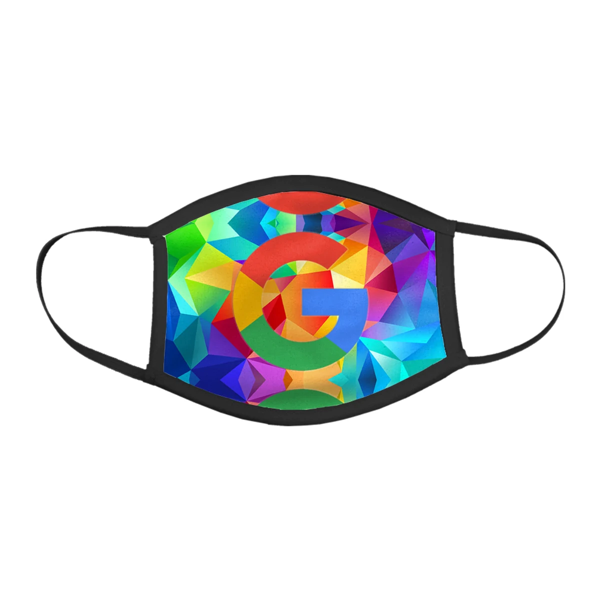 Sublimated Face Mask Black Trim 1