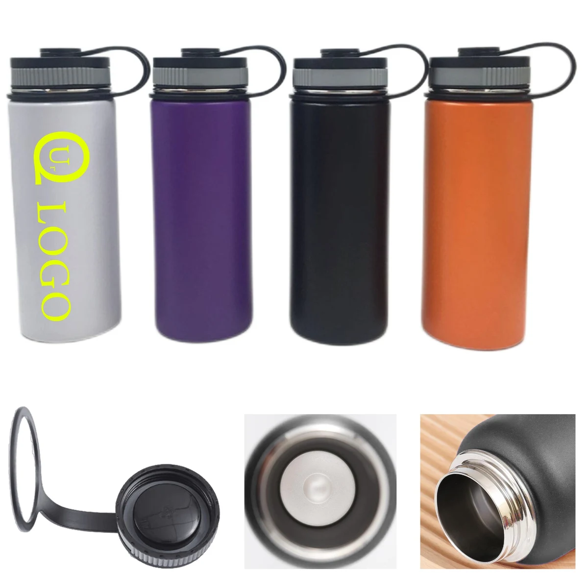 17 Oz Large Capacity Water Bottle, custom water bottle with logo imprint 1