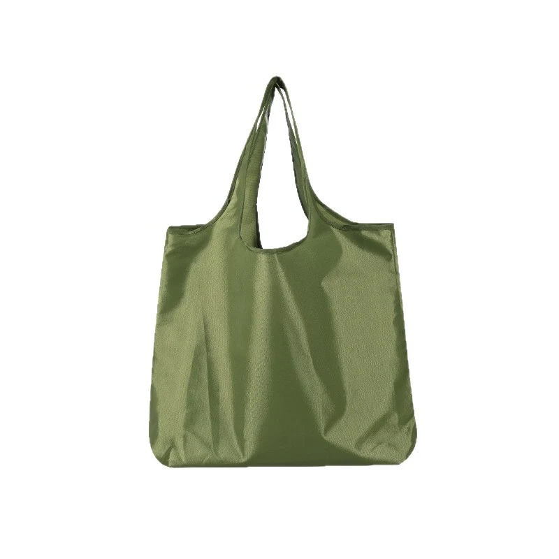 Foldable Waterproof Oxford Shoulder Shopping Tote Bag, custom tote bag with logo imprint 1