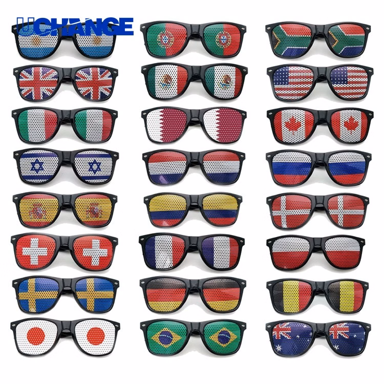 World Cup Flag Print Sunglasses for Events