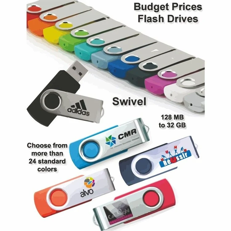 Swivel Flash Drive / USB - 64 GB Memory 1