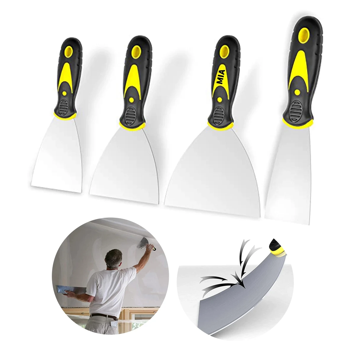 4Pcs Putty Knife Set 1