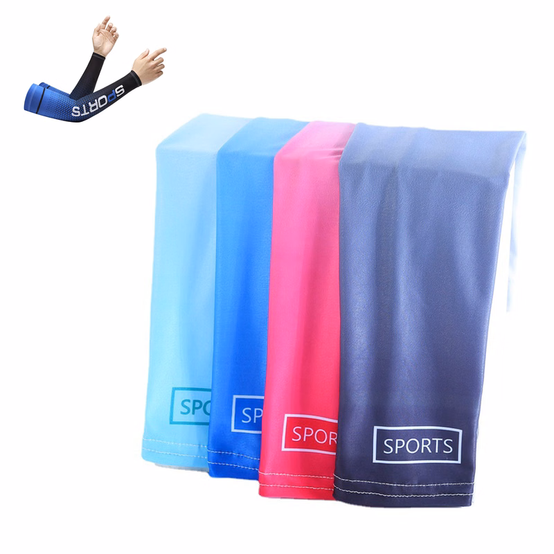 MOQ50 Breathable UPF 50+ Cooling Arm Sleeves for Sun Safety