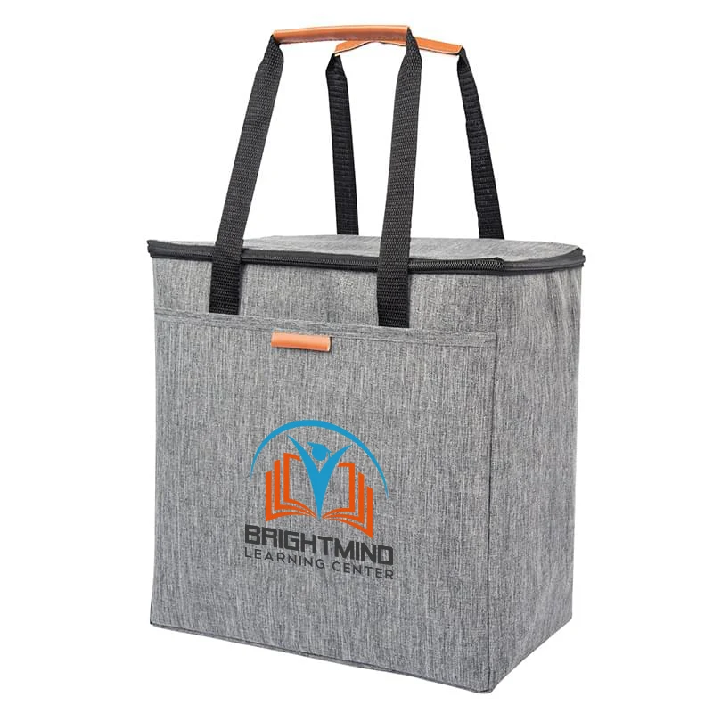 Polyester Heathered Cooler Tote Bag 1