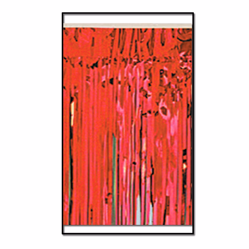Flame Resistant 2-Ply Metallic Fringe Drapes