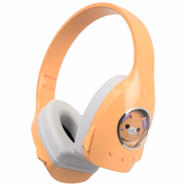 Kids Headphones with Figurines - Orange