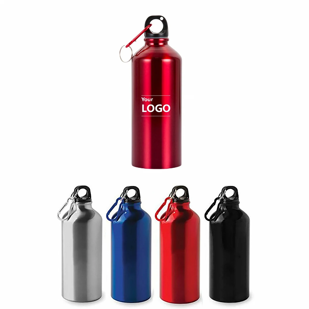22 OZ Aluminum Water Bottle for Biking & Outdoor activities., custom water bottle with logo imprint 1