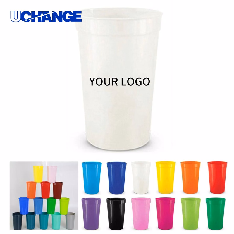 16 oz Plastic Stadium Cup (3.15" x 5.04")