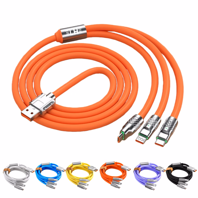 Heavy Duty 3-in-1 Charging Cable