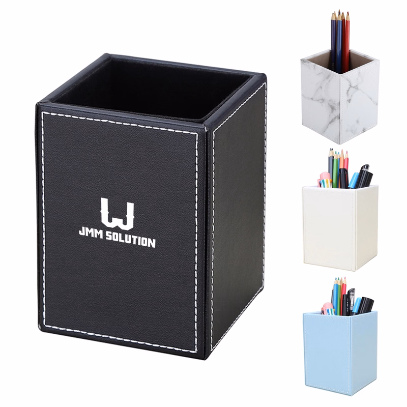 Pu Leather Pens Pencils Holder