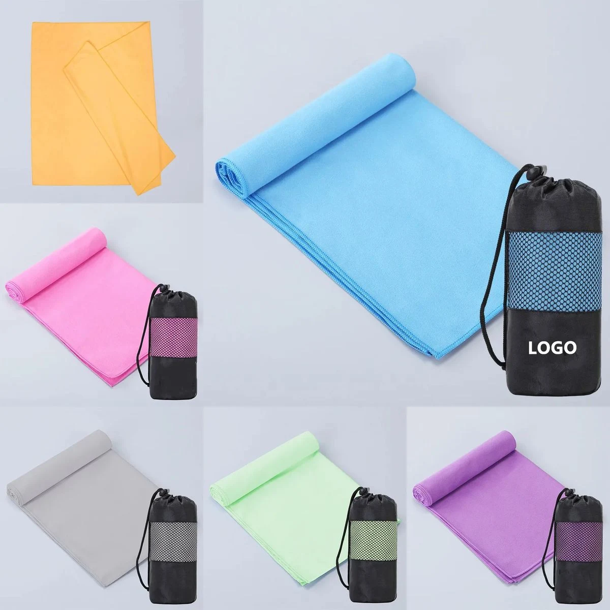 Microfiber Beach Towel Double-faced Velvet 1