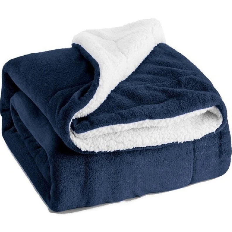 Micro Mink Sherpa Lined Blanket 1