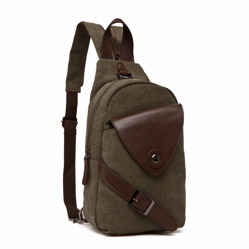 Large Zippered Canvas Bag