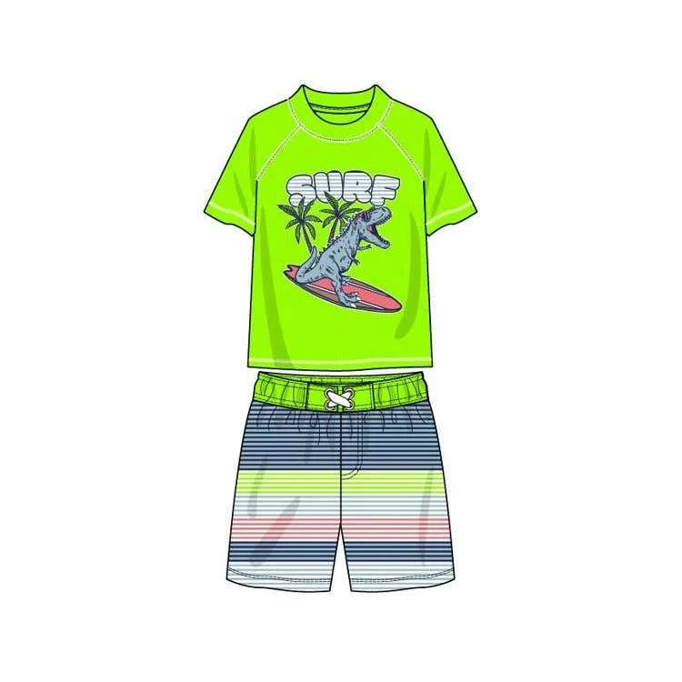 Boys Rash Guard 2pc Set Size 12-24 Month 1