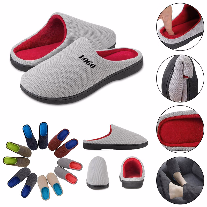 Two-Tone Memory Foam Slipper