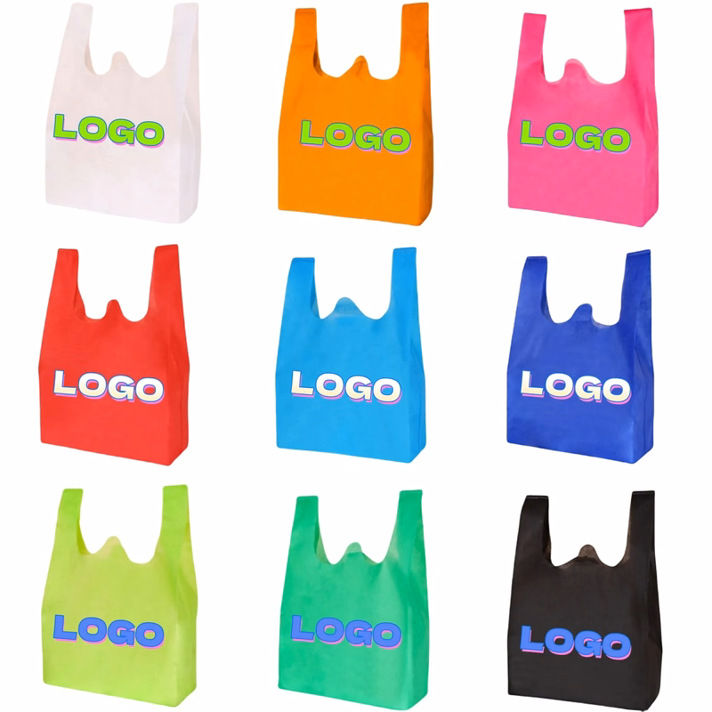Reusable Non Woven Vest Shopping Bag