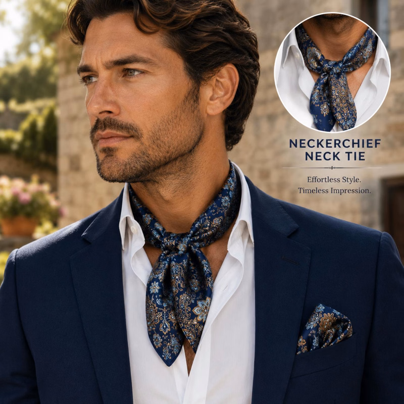 Neckerchief Polyester Silk Sublimation Neck Tie