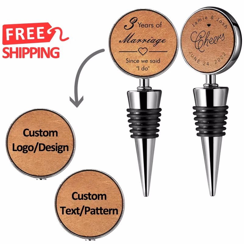 Wooden Wine Bottle Stopper