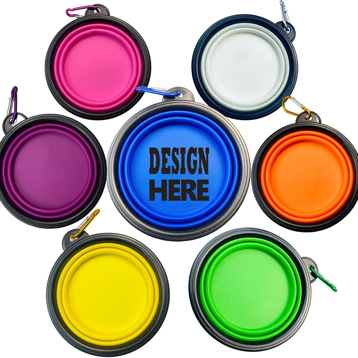 Collapsible Outdoor Portable Pet Bowl 1