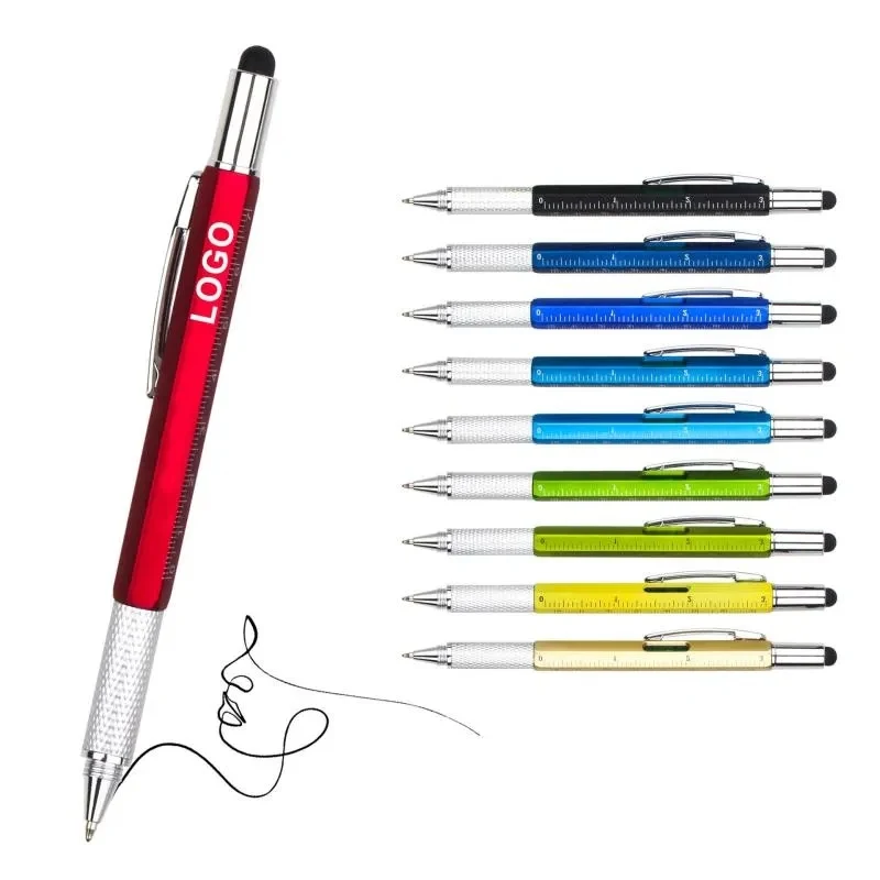 6 In 1 Multifunctional Tool Ballpoint Pen 1
