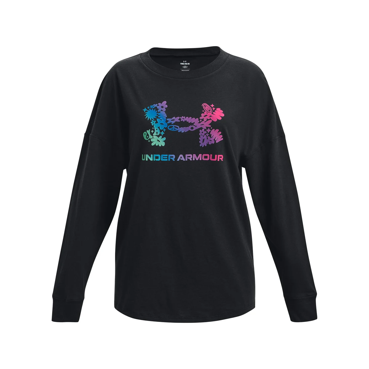 Girls' UA Groovy Gradient Logo Long Sleeve 1