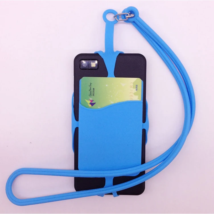 Silicone Lanyard Card Holder for Smartphone 1