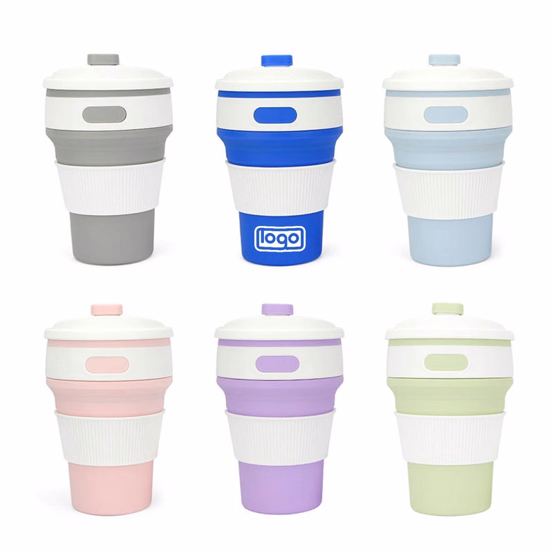 12oz Silicone Travel Folding Cup