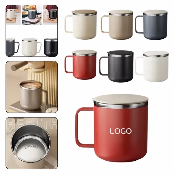 Insulated Stainless Steel Water Mug 14 oz Capacity