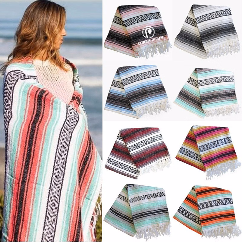 70" x 50" Classic Mexican Blanket