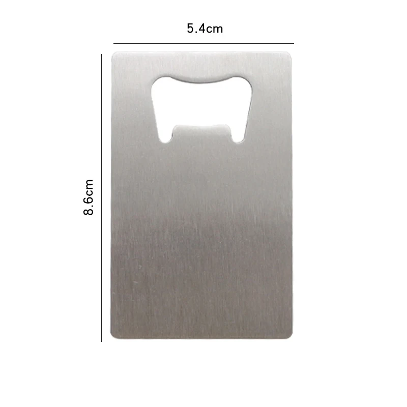 Rectangle Credit Card Size Bottle Opener 1