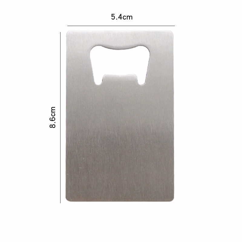Rectangle Credit Card Size Bottle Opener