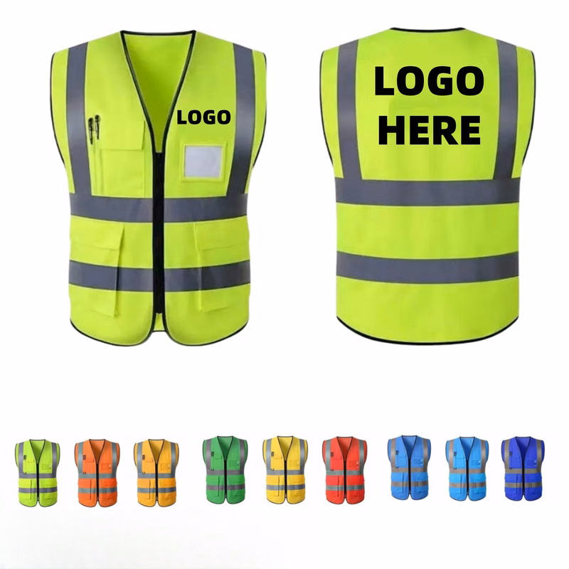 High Visibility Safety Reflective Vest With Pocket