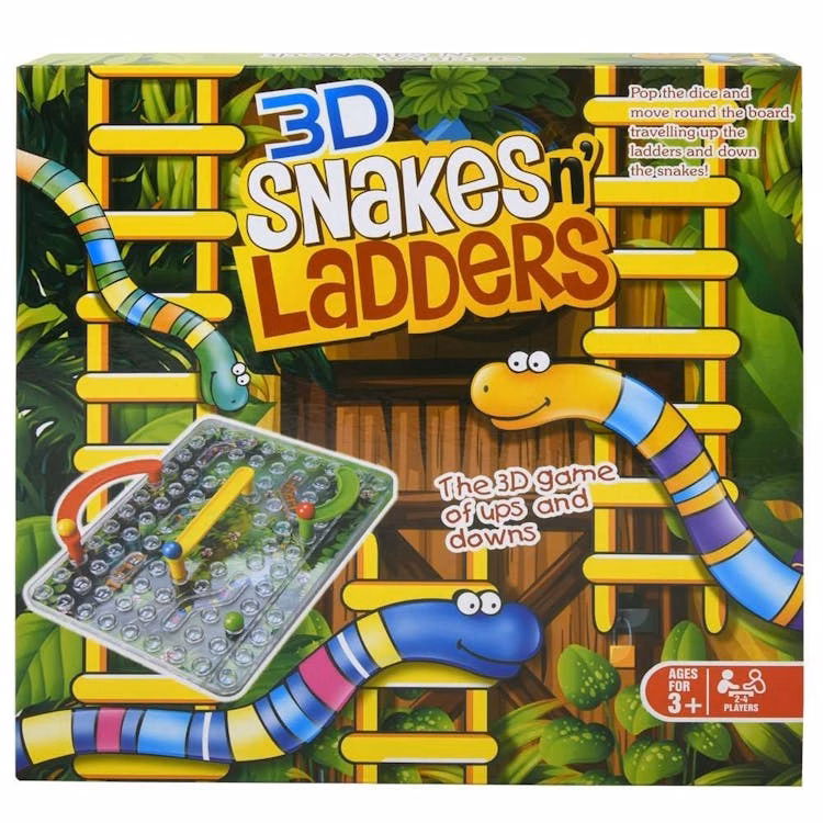Snakes n' Ladders 3D Board Game