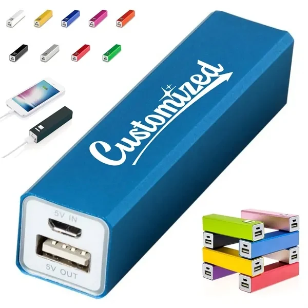 Custom 1200mAh Aluminum Power Bank with Premium Metallic Design — Professional Mobile Charging 1