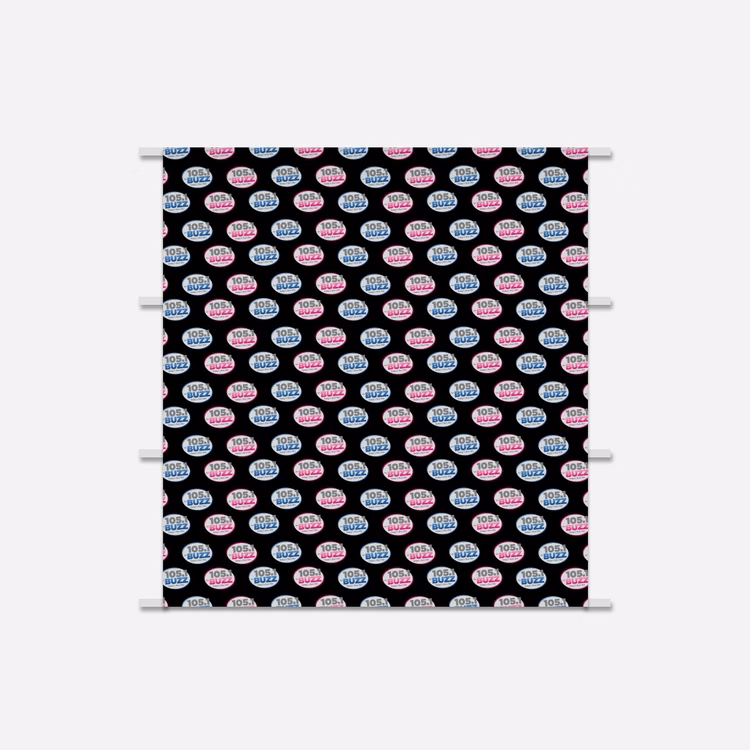 5' x 7' Full Back Wall for Pop Up Tent 5' x 5' Full-Color Imprint