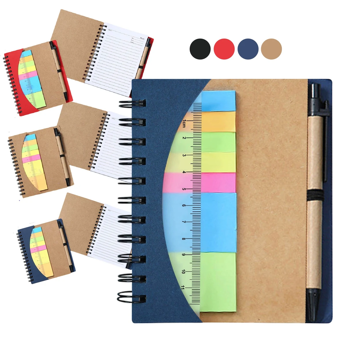Eco-Friendly Spiral Notebook with Pen 1