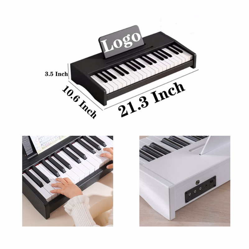 High - Quality 37 - Key Wooden Teaching Piano for Kids