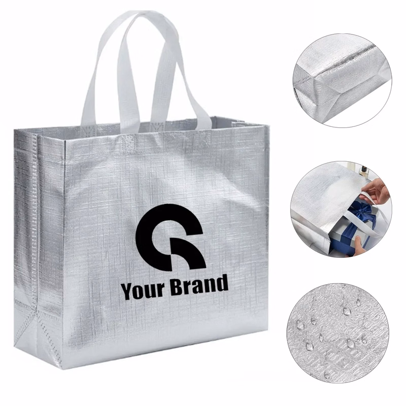 Reusable Non Woven Foldable Shopping Bag All Over Printing
