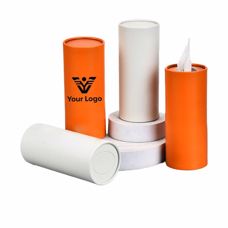 Compact Roll Tissue Dispenser Tube