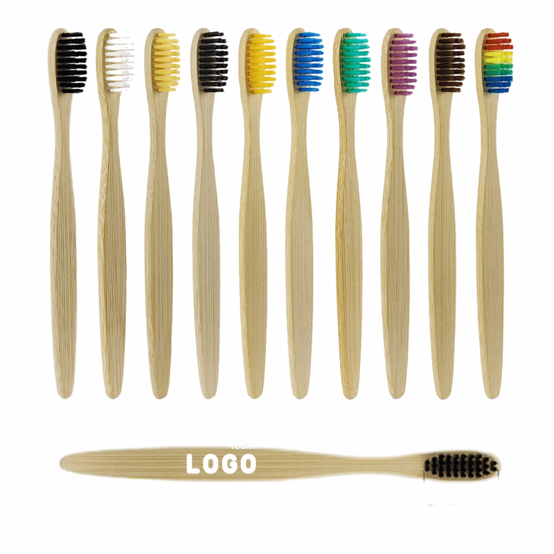 Eco-Friendly Colorful Bamboo Toothbrushes for Children